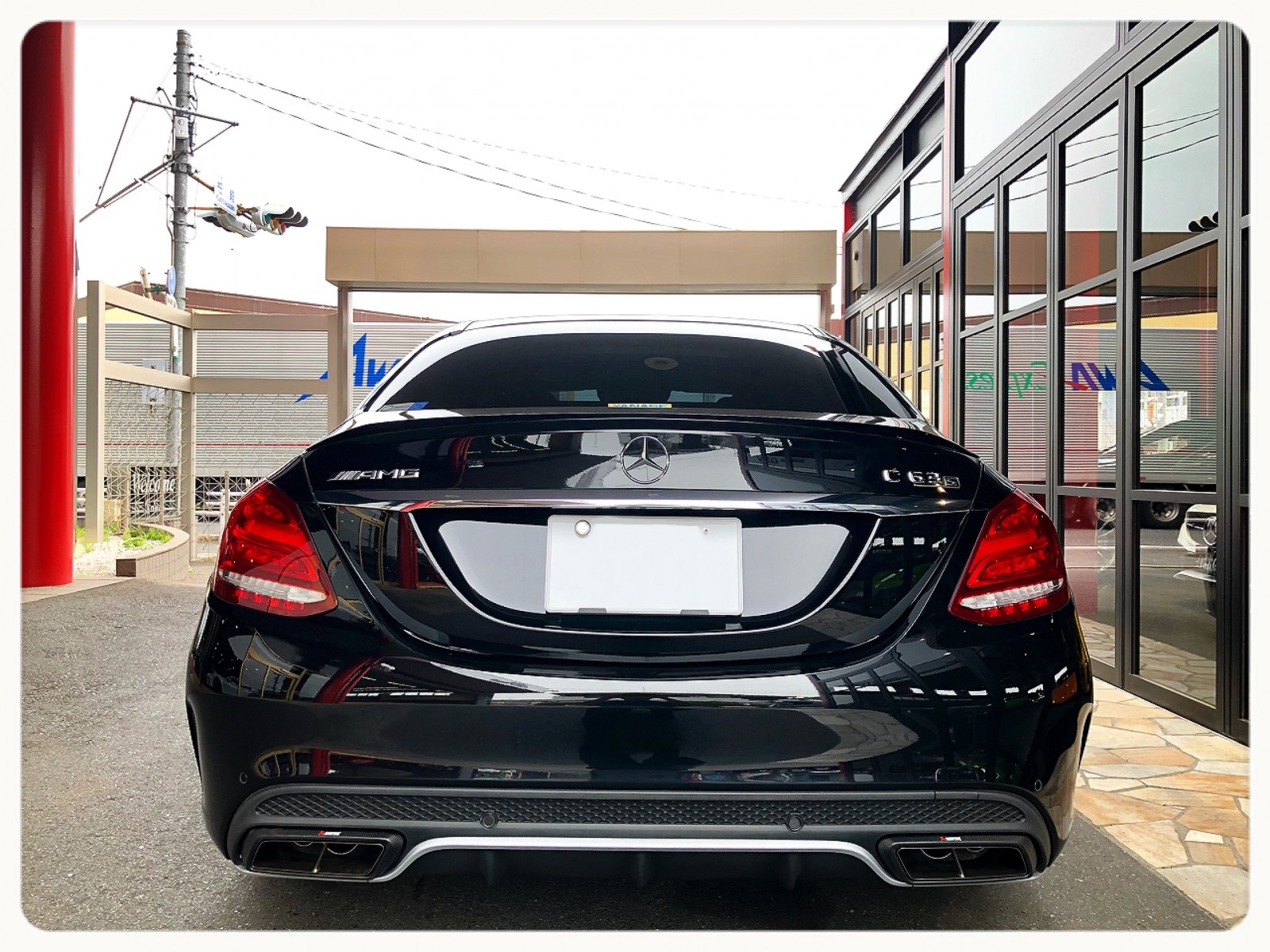 ベンツ W204 C63 AMG 前期 光沢黒 セダン フロントグリル 平成20-23 C